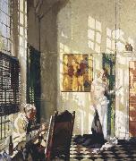 Sir William Orpen The Studio oil painting